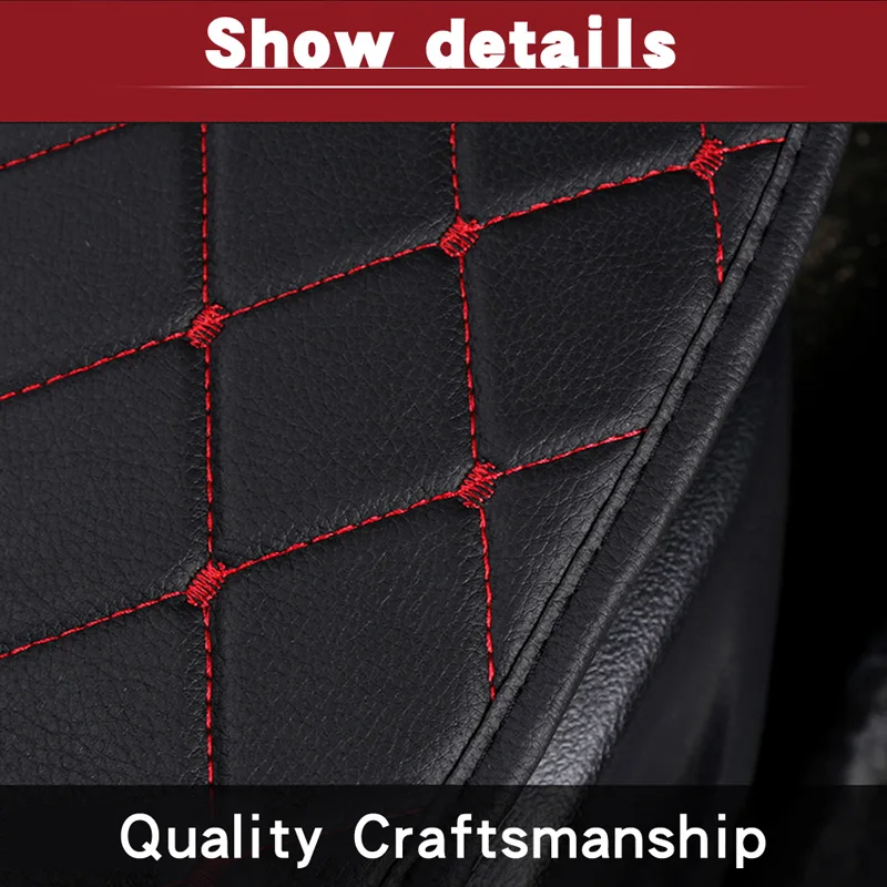 Universal Leather Car Seat Cover Cushion Front Rear Backseat Seat Cover Auto Chair Seat Protector Mat Pad Interior Accessories