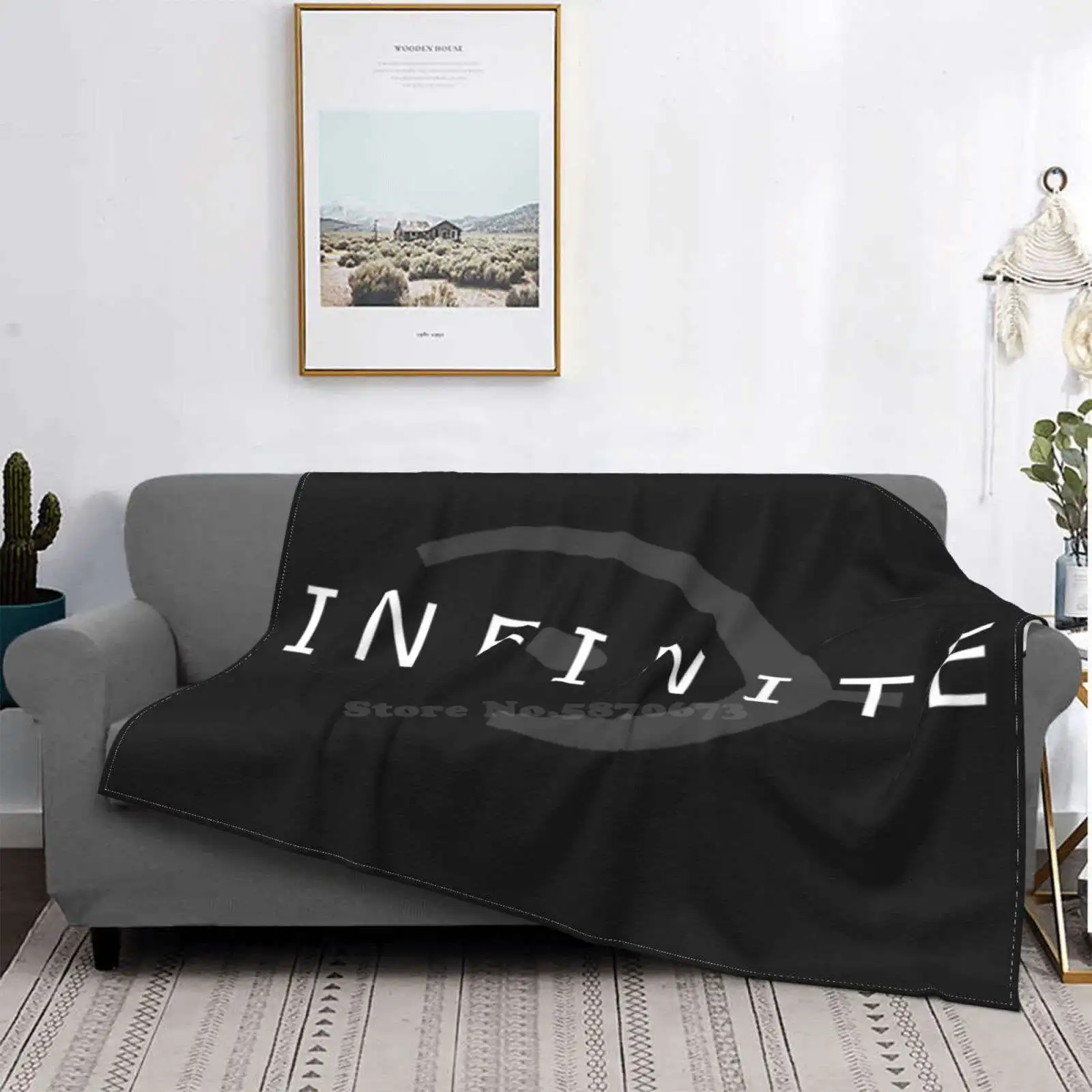 Infinite Shaggy Throw Soft Blanket Sofa / Bed / Travel Love Gifts Infinite Series X One Pc Mcc Next Gen Odst Reach 2