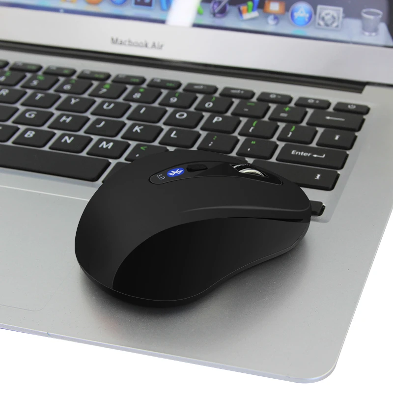 CHYI – Mini-souris sans fil Bluetooth 3D, 1600DPI, périphérique optique de jeu pour ordinateur PC et Laptop