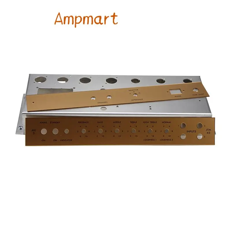 Ampmart 1pc  JTM45 Aluminum Chassis With 2pc Acrylic Faceplate