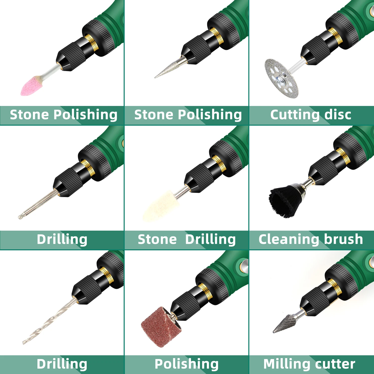 USB Charging Variable Speed Mini Grinder Set Variable Speed Rotary Tool Electric Tools For Dremel Rotary Tools Grinding Machine