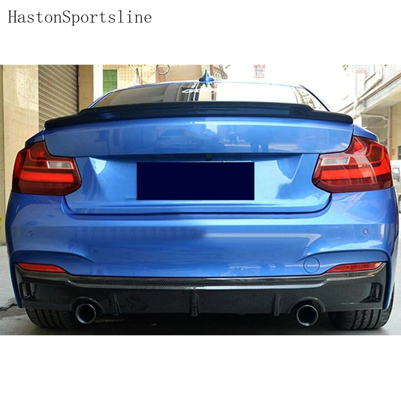 F22 F23 Modified C74 Style Carbon Fiber Rear Trunk Luggage Compartment Spoiler Car Wing for BMW F22 F23 2014 2015 2016