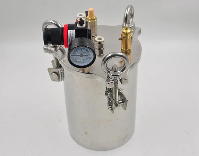 304 stainless steel carbon steel pressure tank, distribution tank, distribution barrel, with safety valve, regulating valve 3L