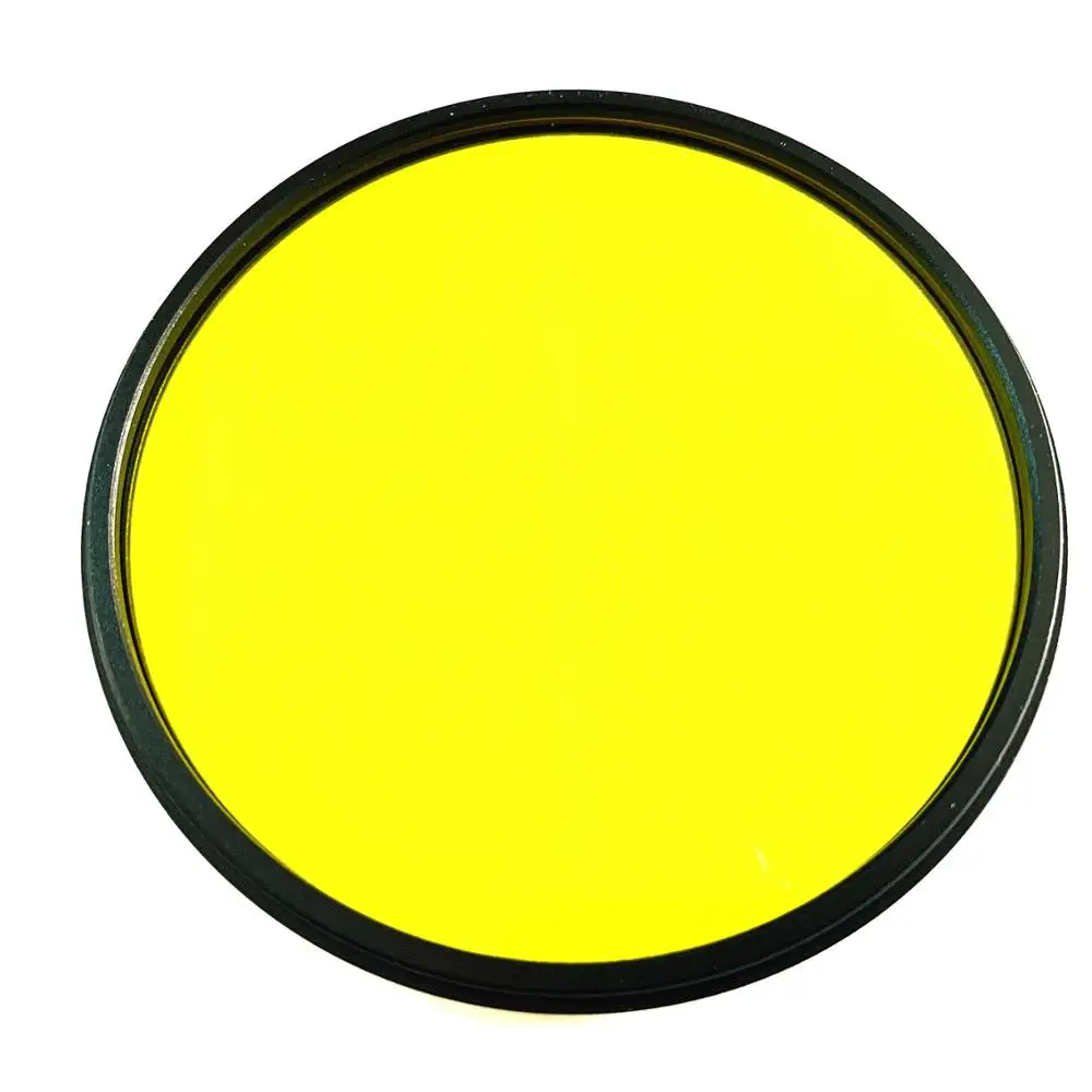 72 millimetri con struttura in metallo di colore giallo filtro per la macchina fotografica tipo di lente JB490