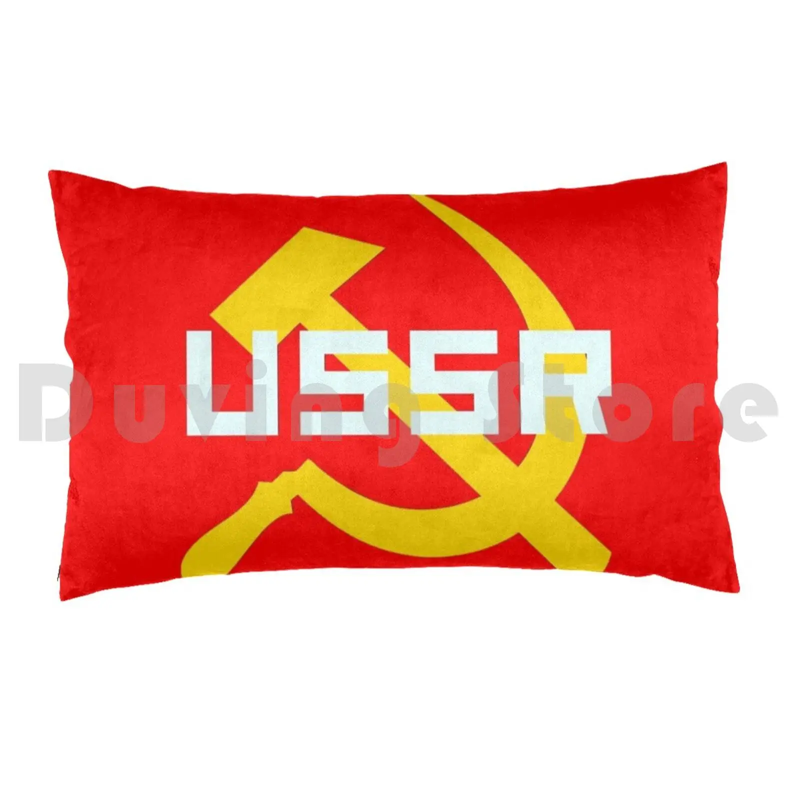 Ussr Soviet Union Pillow Case Printed 35x50 Russia Communism Soviet Union Ussr Lenin Hammer And Sickle