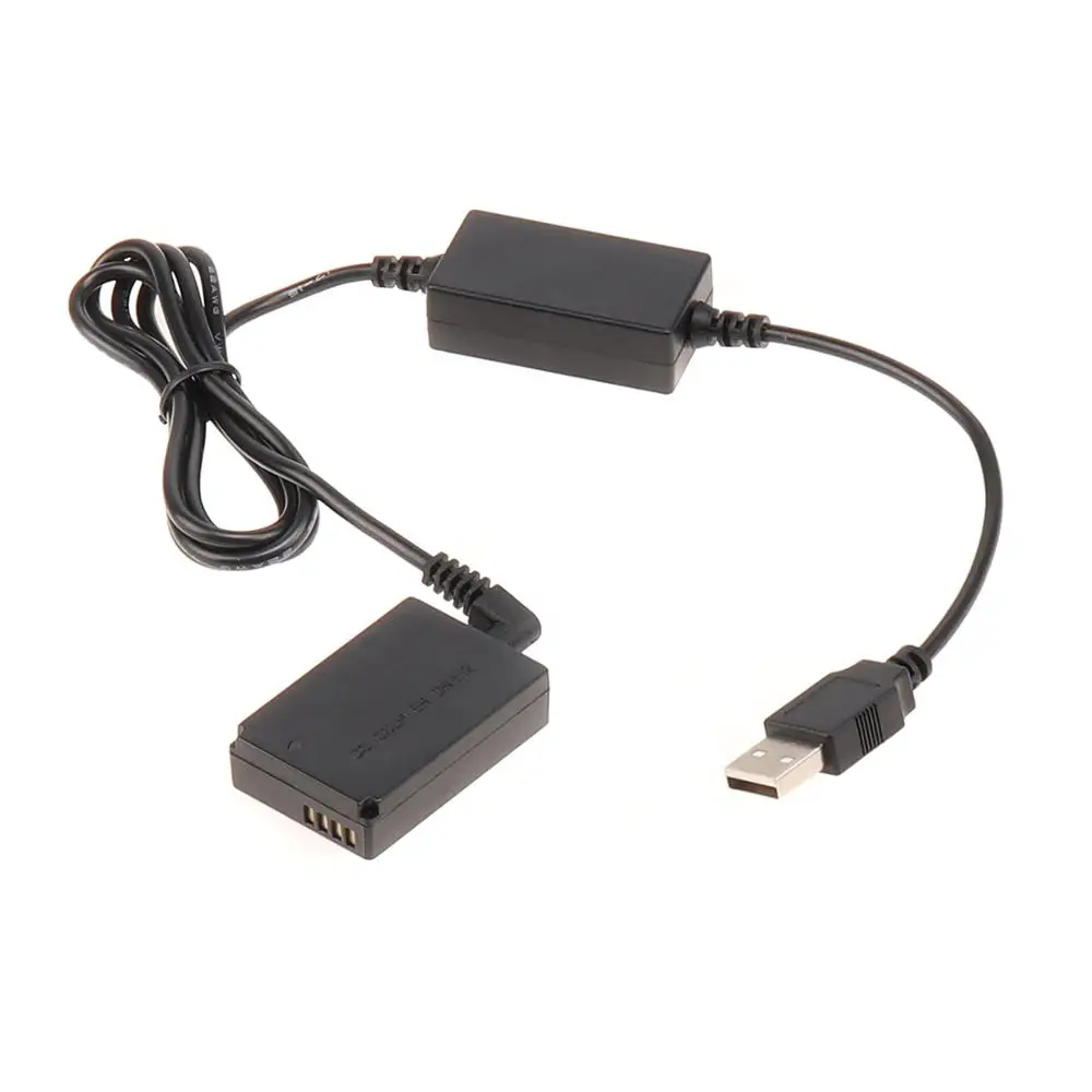 LP-E12 Dummy Battery Plate DC Couple 5V 2A Cable For Canon EOSM M2 M10 M50 M100 M200 view 5