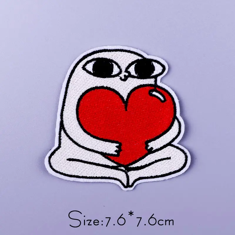Cartoon Tier Eisen Auf Patch Auf Kleidung Gestickte Patches Für Kleidung Thermoadhäsive Patches Katze Dinosaurier Patch Kleidung Abzeichen – Detail 39