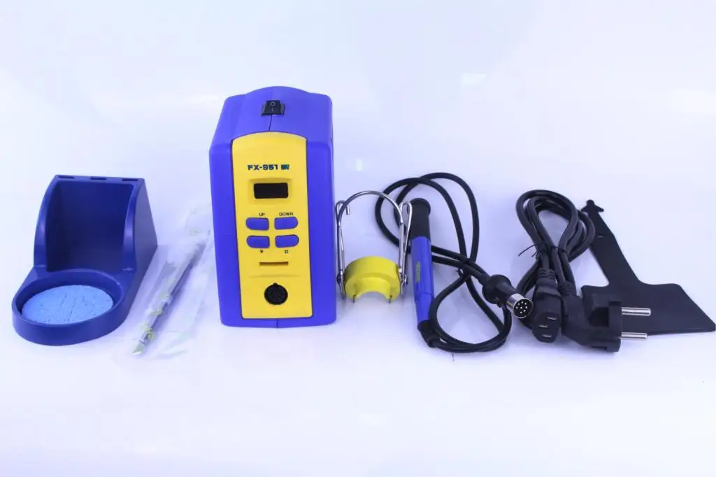 FX-951 fx951 Digital Thermostatic Soldering Station/ Soldering Iron 110V/220V+Welding wire