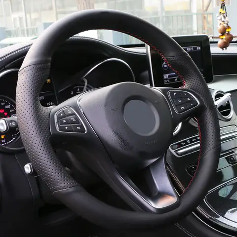 8 best sales w204 steering wheel cover - №3