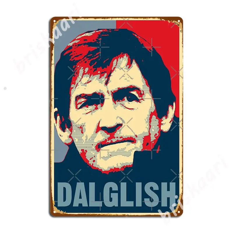 Kenny Dalglish - Hope Poster Metal Signs Vintage pub Garage Cinema Garage Plaques Tin sign Posters