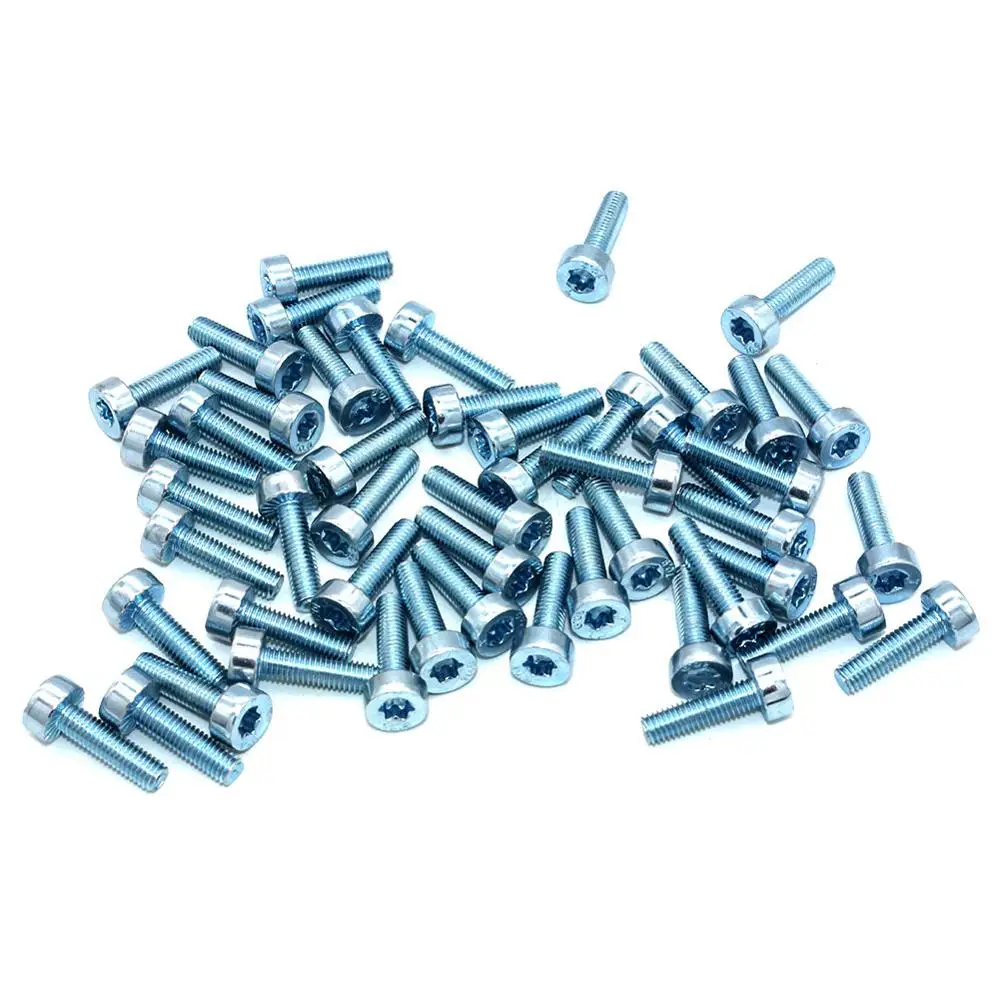 50PK Torx Spline Vặn Ốc Bu Lông T27 M5X18 Phù Hợp Với STIHL Makita Dolmar Bao Cao Su Oleo-Mạc Máy Cưa Xích Cỏ Dại Thần Thực Tử Strimmer 9022 340 1010