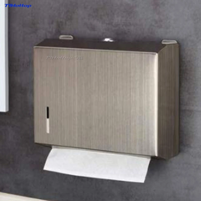 Cyan Bronze Anti Stainless Steel Paper Towel Dispenser, Bathroom, Hotel Toilet, Hand Paper Holder, Tissue Paper Box