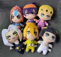 JAPAN JoJoss Bizarre Adventure Golden Wind Plush Giorno Narancia Mista PLUSH DOLL 6PCS