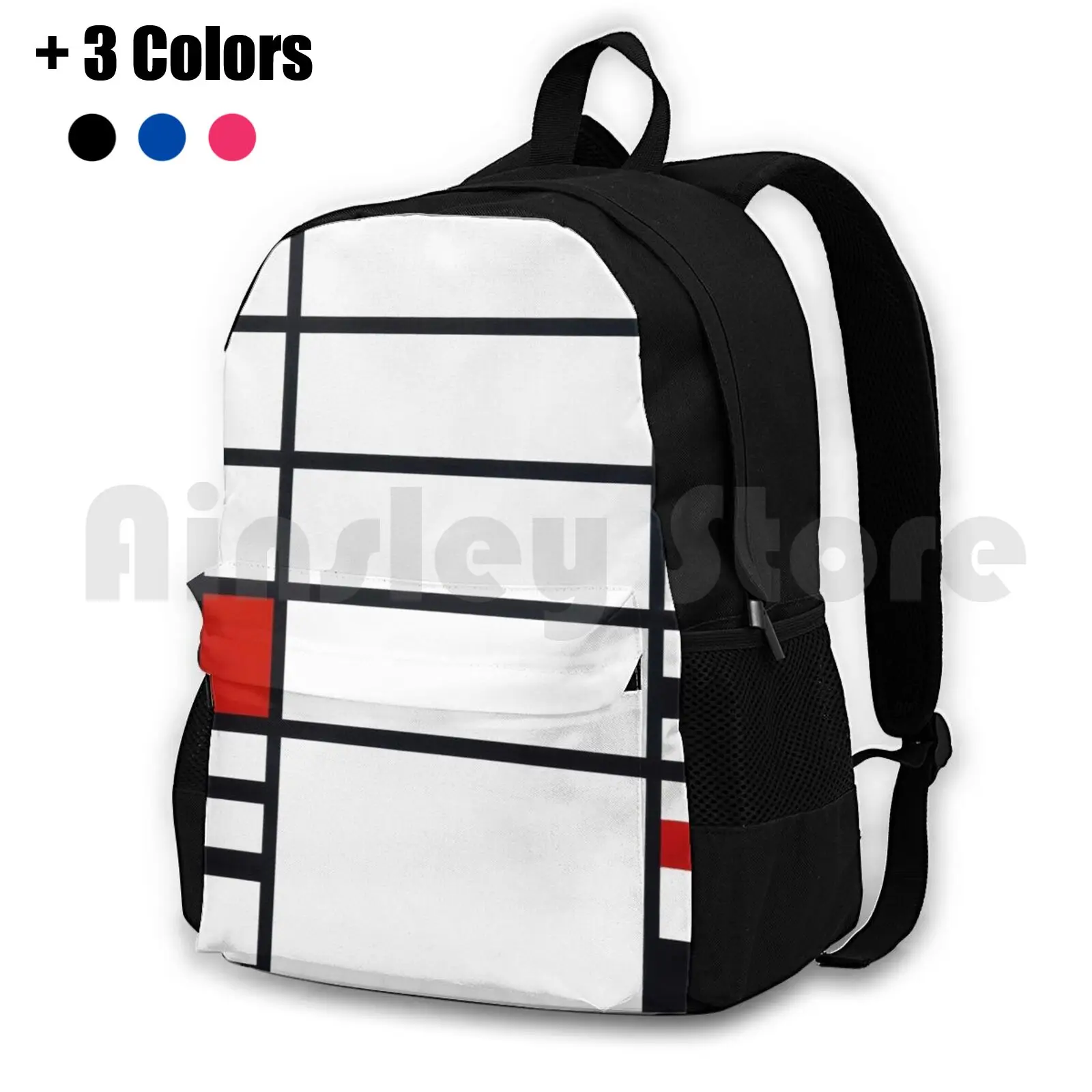 Trafalgar Square ( High Resolution ) , Mondrian Outdoor Hiking Backpack Riding Climbing Sports Bag Mondrian Mondriaan Piet