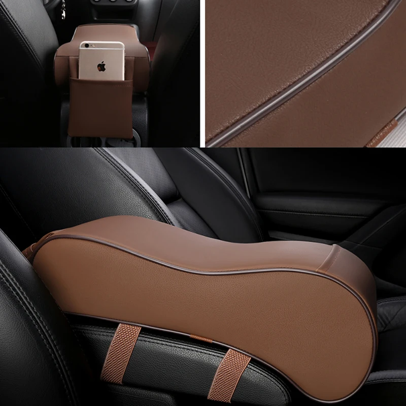 Universal Memory Foam Car Armrest Pad Center Console Armrest Seat Box Pad Car Protection Car Shape Driver's elbow cushion box - Image 3