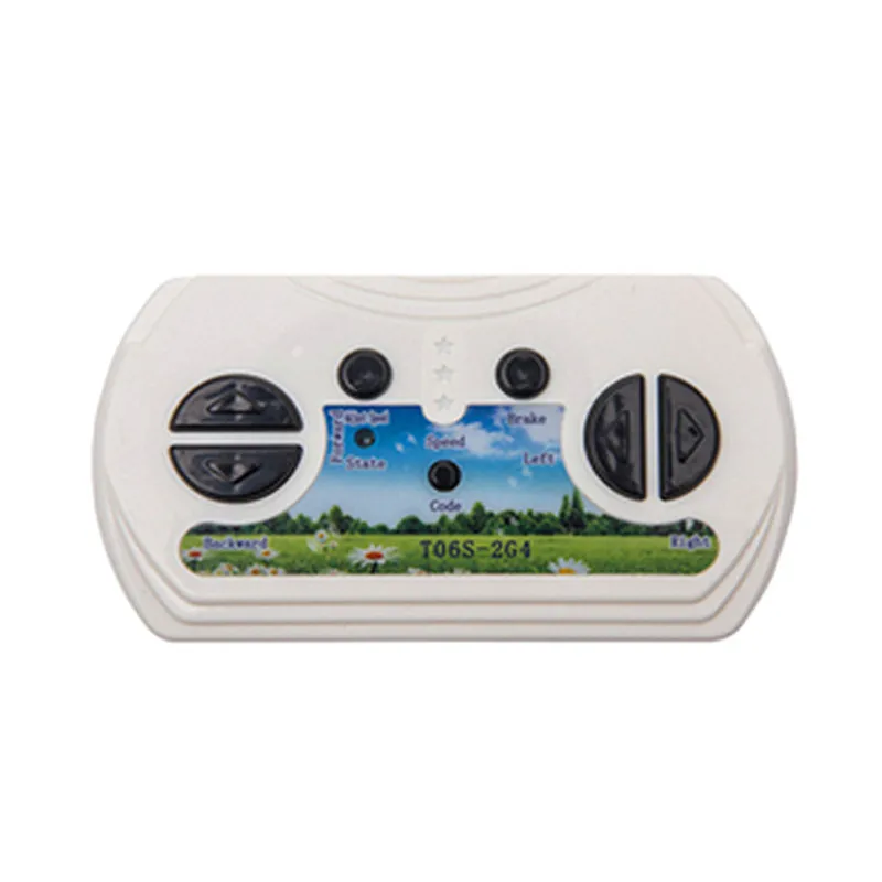 T06S-2G4 children's electric car remote control transmitter R8BJ-2G4S-12V controller with smooth start function R8BJ-2G4S-6V