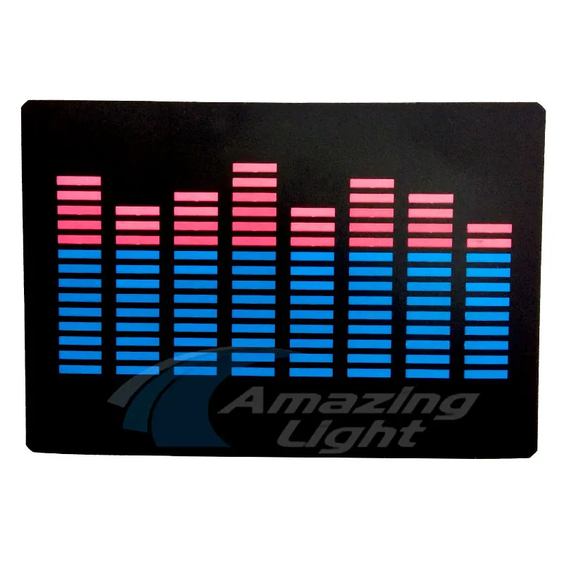 Christmas Music Carnival Light Up Led  Panel  Sound Activated Flashing El Panel For T-shirt