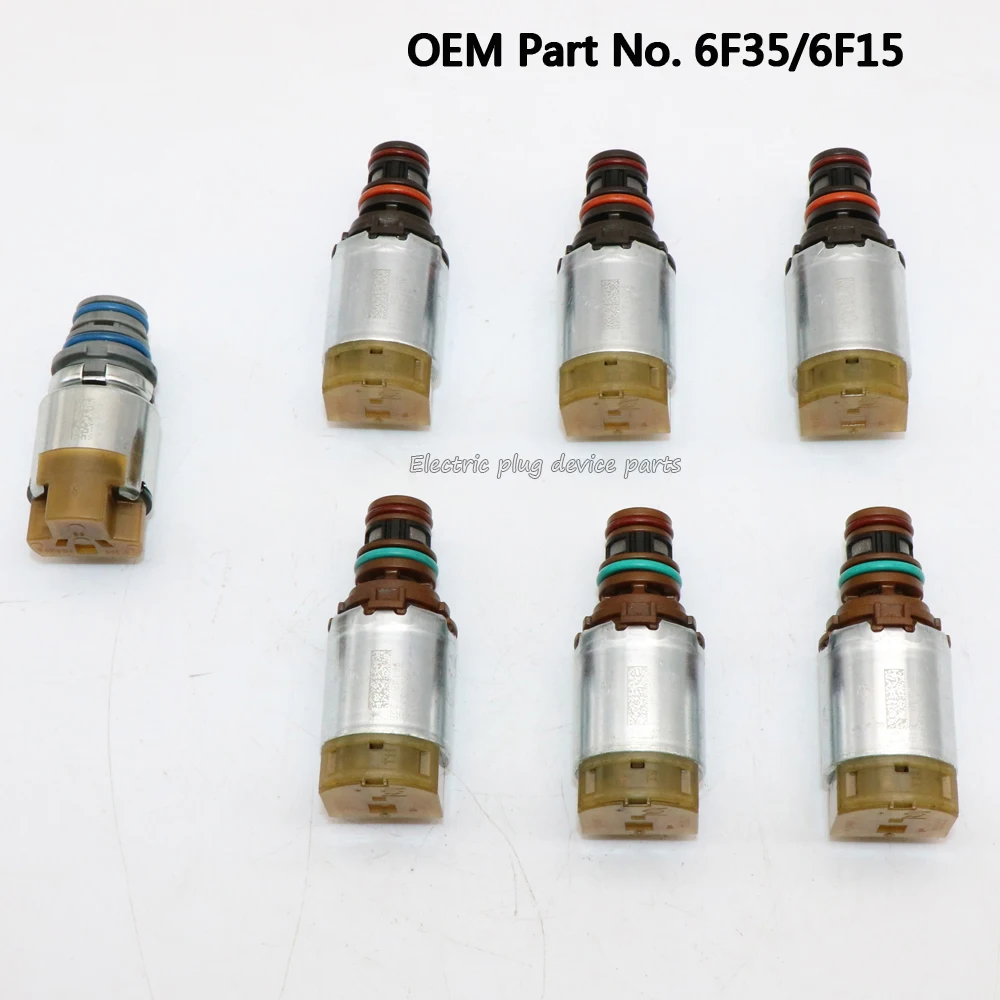 7pcs 6F35 6F15 Transmission Solenoid Kit for Escape Fusion Tribute Marinet Milan