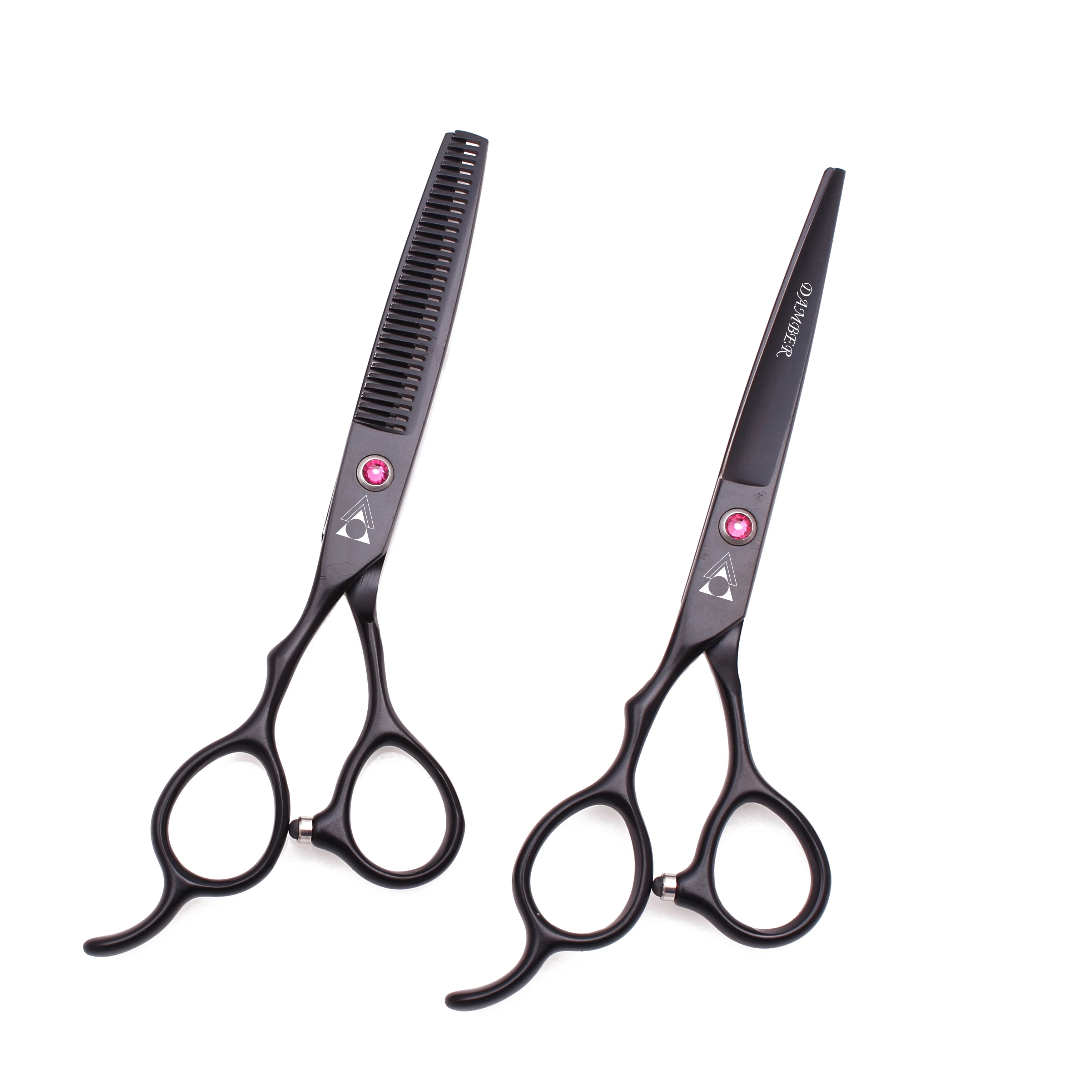 5.5 6.0 Hair Scissors For Left Hand Japan 440C Professional Hairdressing Barbers Cutting Set Thinning Shears Hairdresser B8001