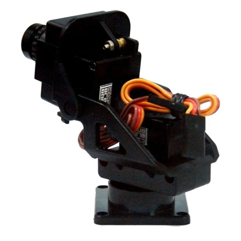 1Set 20g Nylon Plastic Dual Axis Servo Gimbal PTZ Mount Bracket Micro Aerial Model Camera for RC Drone Quadcopter Toys Parts