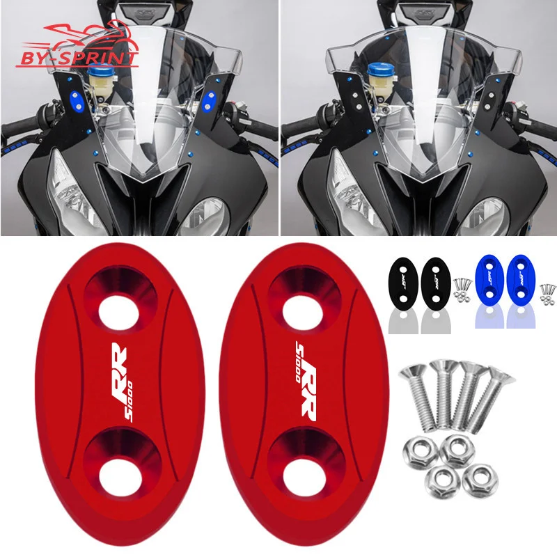 Motorcycle CNC Accessories Windscreen Mirror Cap Driven Eliminators Cap Mirror Hole Cover For S1000RR 2009-2018 s1000rr