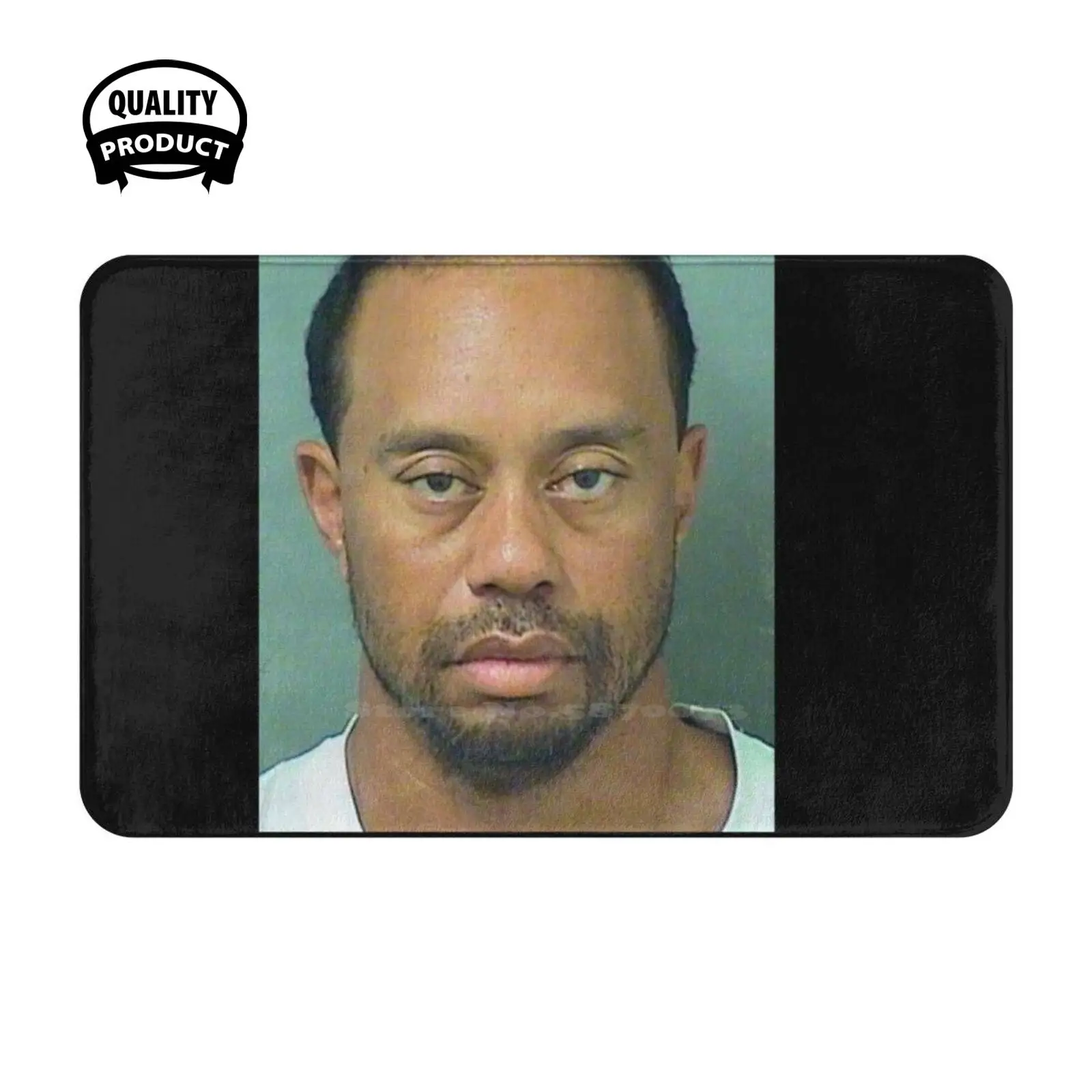 Copia de los mejores 50 Mugshots: cojín suave deportivo para el hogar, Alfombra de puerta, Alfombra de coche, Tigre, Golf, Top 50, Mugshot Art Superhero