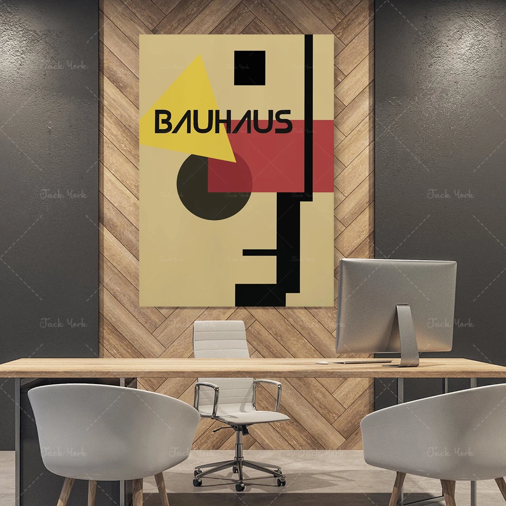 BAUHAUS Exhibition Poster - Printable Wall Art, Classic Advertising Print, Vintage Elegant Poster,