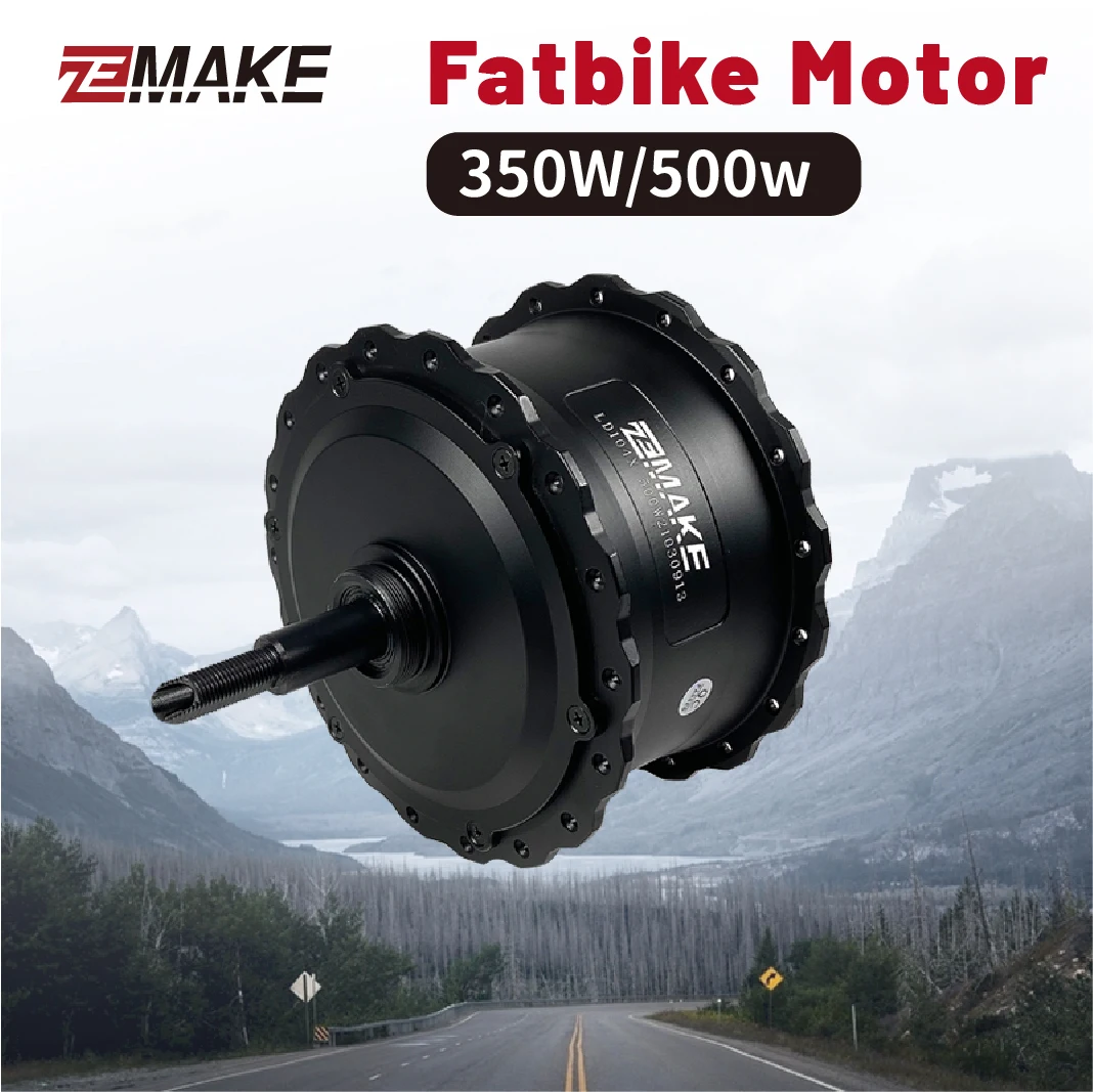 

Fat Motor 36V 250/350/500W Brushless Gear Front Motor Rear Freewheel Motor for Fat Electric Bicycle Snow E-bike ZEMAKE