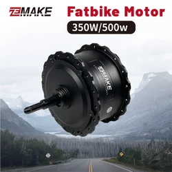 Fat Motor 36V 250/350/500W Brushless Gear Front Motor Rear Freewheel Motor for Fat Electric Bicycle Snow E-bike ZEMAKE