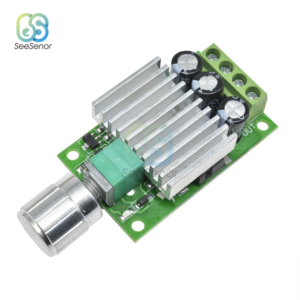 12V-30V 10A PWM DC Motor Speed Controller 12V 24V Adjustable Speed Regulator Dimmer Control Switch for Fan Motor LED Light