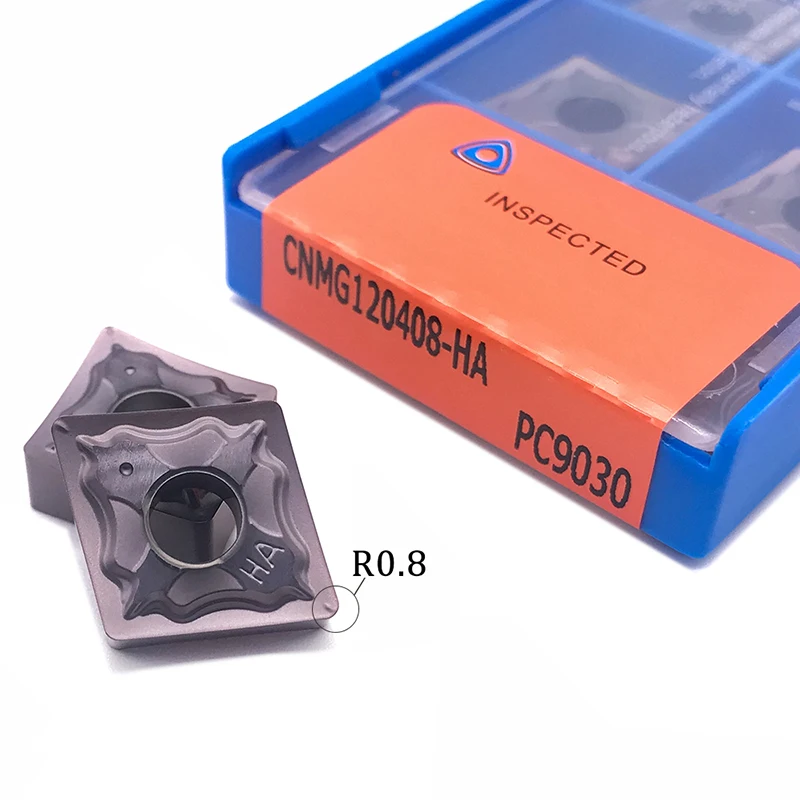 Carbide Insert 100% Original CNMG120404 CNMG120408 HA PC9030 External Turning Tool CNC Blade Carbide Inserts For Stainless Steel