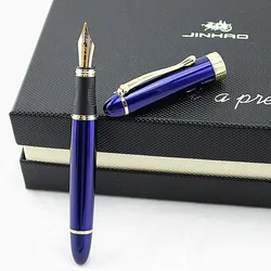 JINHAO X450 lápiz base de punta ancha de 0,7mm, negro brillante, 18KGP, JINHAO 450, lujoso, negocios, vino púrpura, verde, dorado, 21 colores selecciones