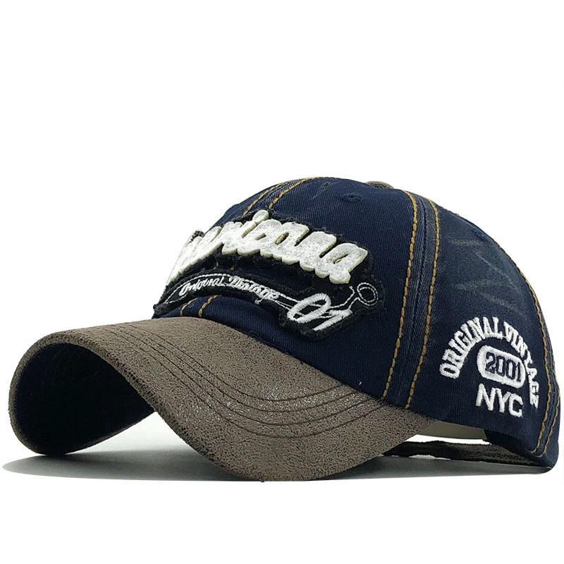 Women's Men's Unisex Outdoor Cotton Cap High Quality Embroidered Unisex Fishing Baseball Caps Adjustable For Summer Male Hats