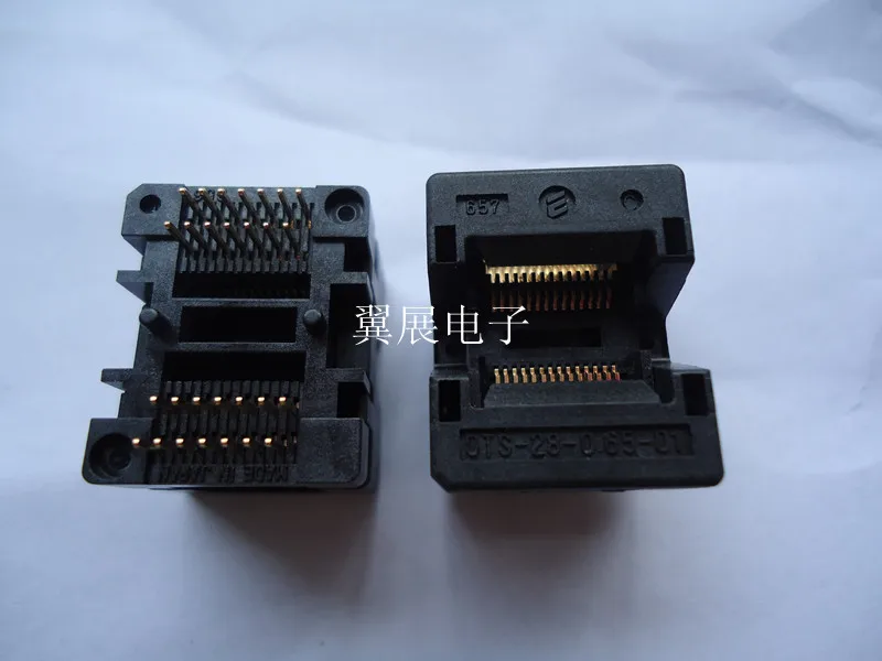 

New original imported IC test seat burning seat SOCKET OTS-28-0.65-01 TSSOP28