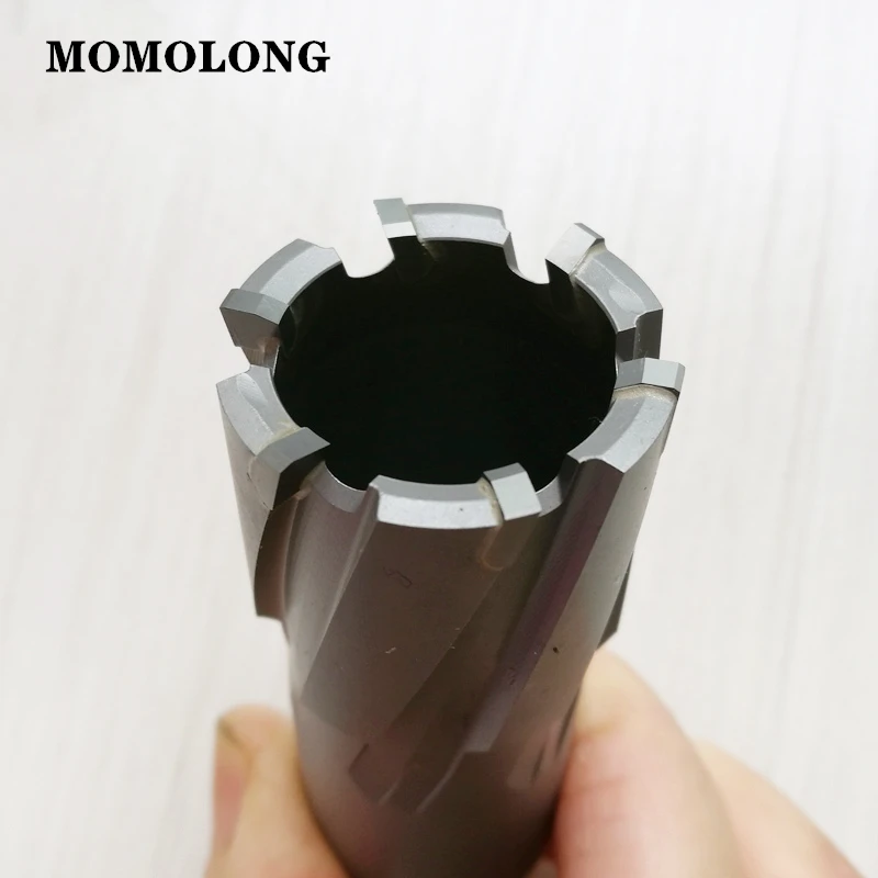 TCT Annular Cutter FEIN Quick-IN Shank 22*50มม.Hollow รูโลหะแม่เหล็กเจาะเส้นผ่าศูนย์กลาง12-65มม.X 50มม