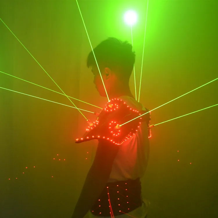 

Laser armor laser waistcoat LED waistband luminous clothing bar costume nightclubdj singer stage performance wear