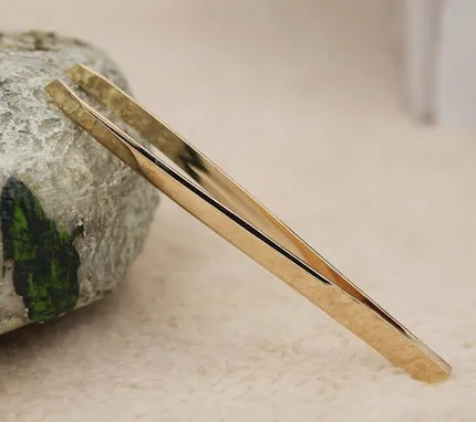 piccola pinzetta 2021 nuova pinzette per ciglia pinze per sopracciglia placcate in oro femminile filettatura clip per sopracciglia per occhi portafoglio strumenti di bellezza