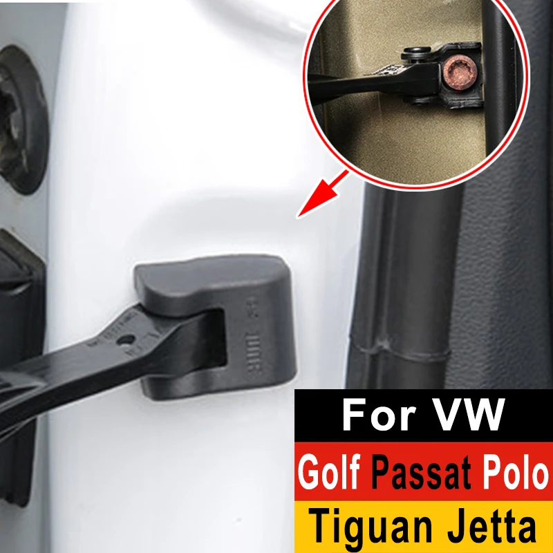 Waterproof Car Door Stopper Protector Cover For VW Tiguan Passat B6 B7 B8 CC Golf 5 6 7 MK6 MK7 MK8 Polo 6R 6C Jetta Accessories