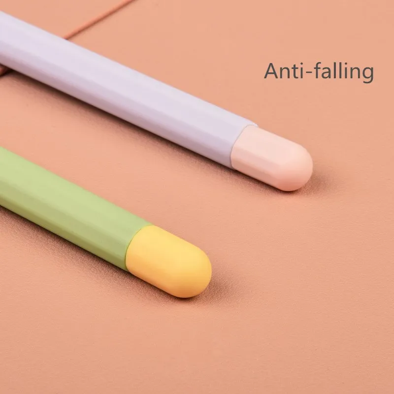 ซิลิโคนนุ่มสำหรับ Apple ดินสอ2 1st 2nd แท็บเล็ต Stylus กระเป๋าดินสอแบบพกพาป้องกันดินสอสำหรับ Apple Pencil1 2