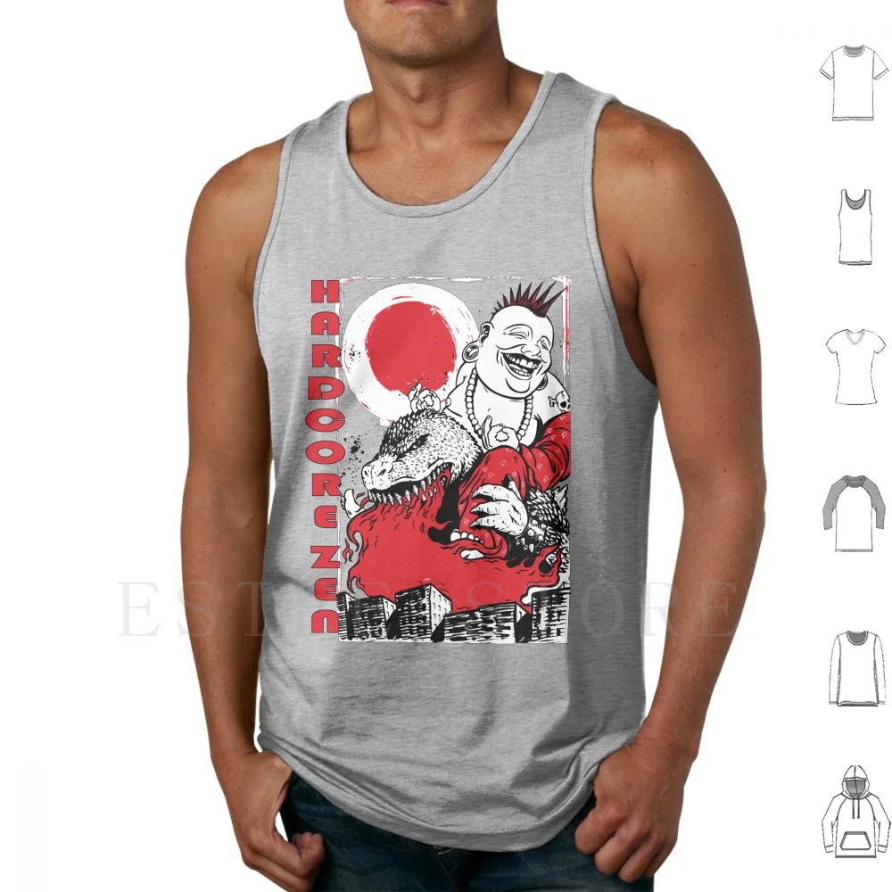 Sit Down & Shut Up Tank Tops Vest Sleeveless Hardcore Zen Sit Down And Shut Up Zen Buddhism Buddha Brad