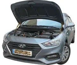 Für Hyundai Accent 2017-2020 Vorderen Haube Haube Ändern Gas Streben Carbon Faser Frühjahr Dämpfer Lift Unterstützung Absorber