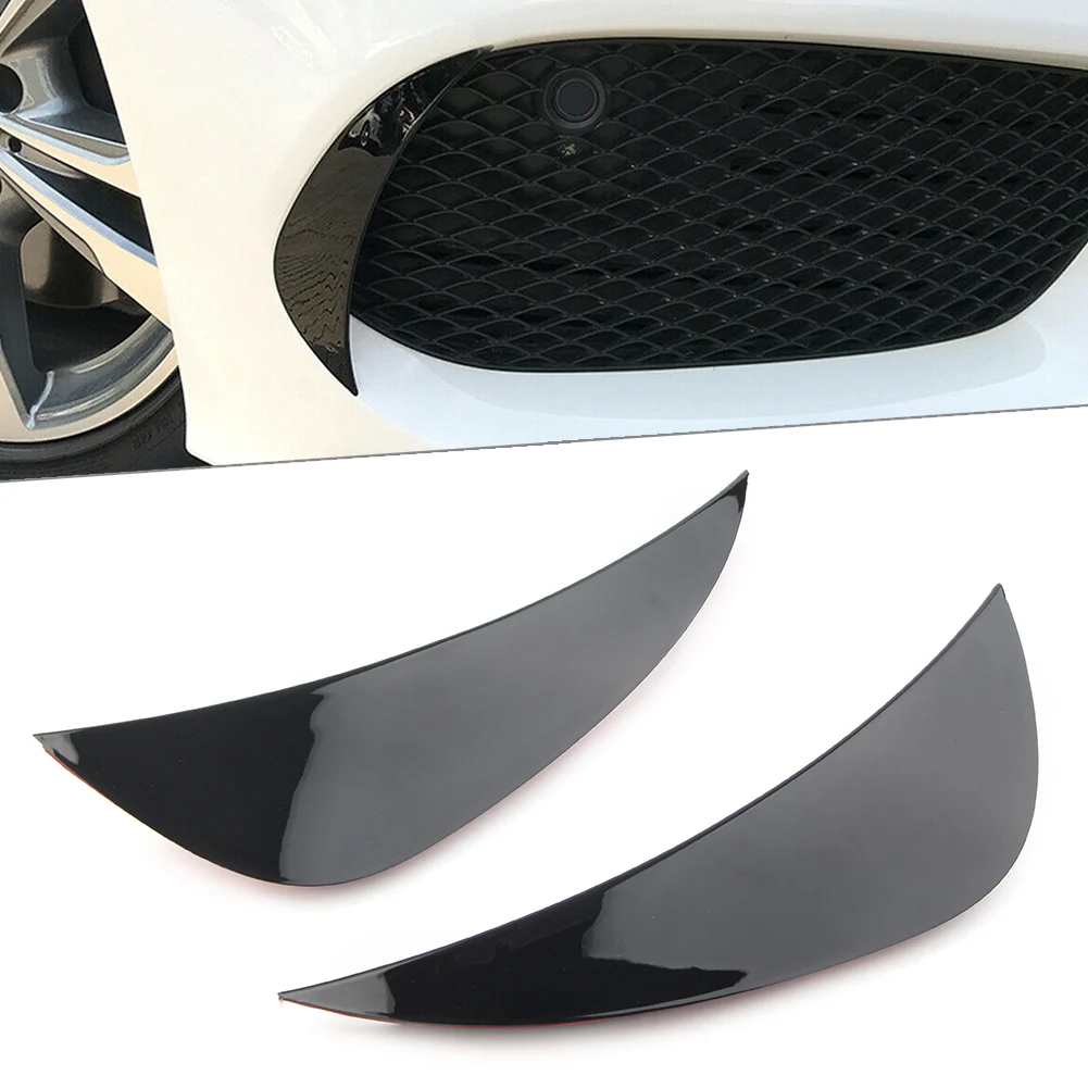 ABS Car Front Bumper Air Vent Outlet Cover Trim For Mercedes Benz C-Class W205 C200 C300 C400 2015 2016 2017 2018