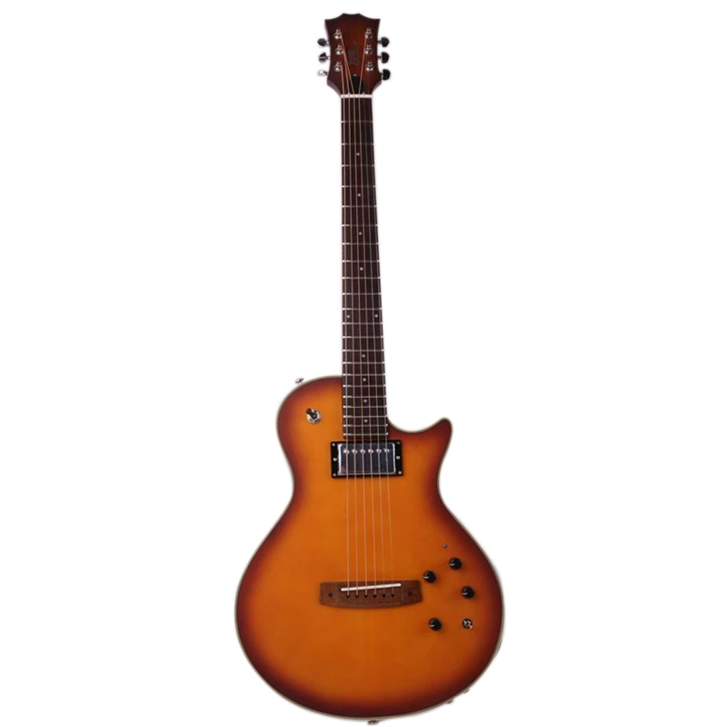 silent electric acoustic guitar portable built in effect reverb delay inside sunburst spruce top guitare guiter guitarra gitar