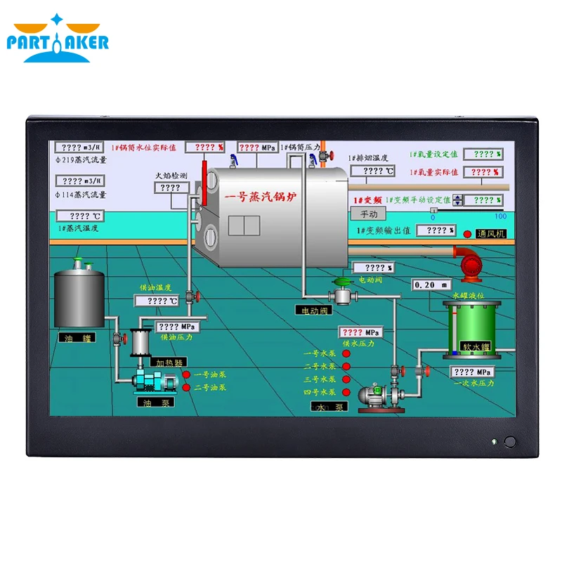 Partecipe 13.3 Pollici Touch Panel PC Industriale Intel Celeron J1800 J1900 3855U Core i5 i7 con pannello a sfioramento touch screen schermo