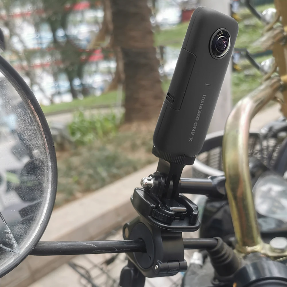 دراجة المقود جبل دراجة المقعد القطب محول ل GoPro بطل 9 8 7 6 5/DJI oomo عمل/Insta360 واحد R الرياضة كاميرا اكسسوارات