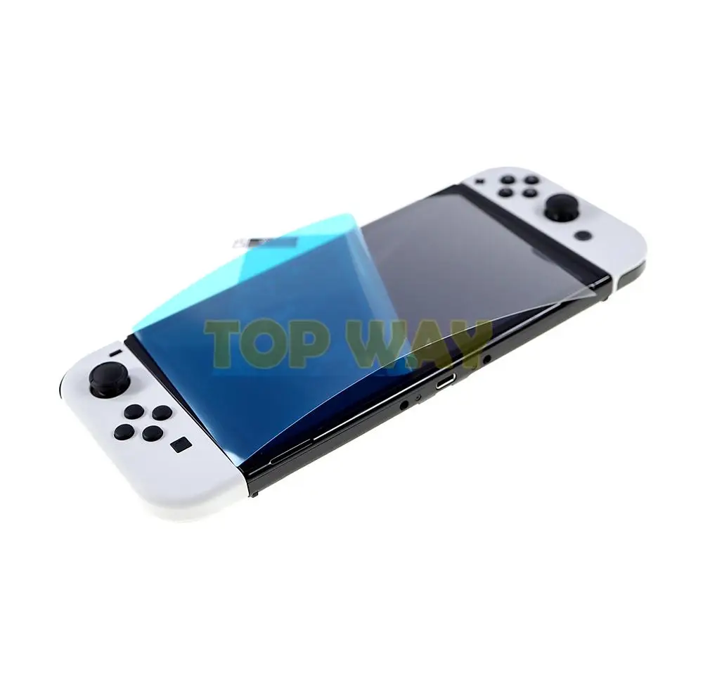 Película protectora de plástico para Nintendo Switch, Protector de pantalla OLED, Extra sensible al tacto