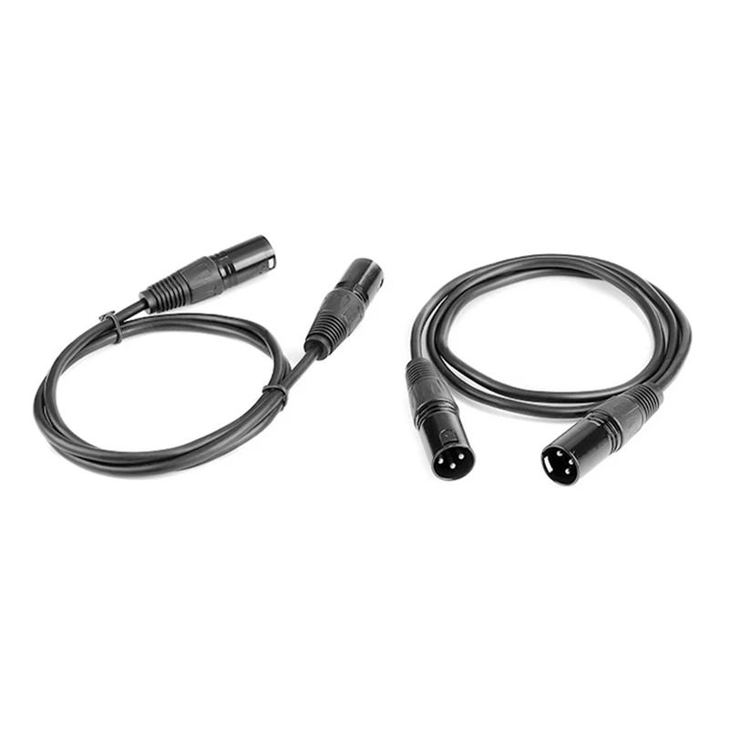 3 Pin XLR Male To Male Microphone Extension Cable Audio Extension Cables Cord Wire Line