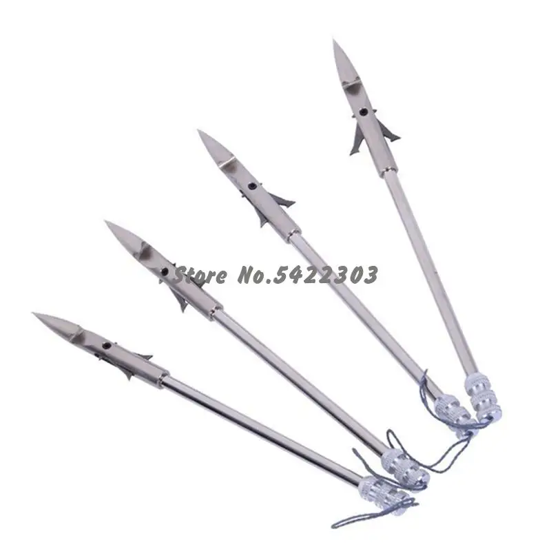 10/20pcs Stainless Steel Arrow Slingshot Accessories Hunting Shooting Projectile Fish Projectile Darts Harpoon Fishing Gear