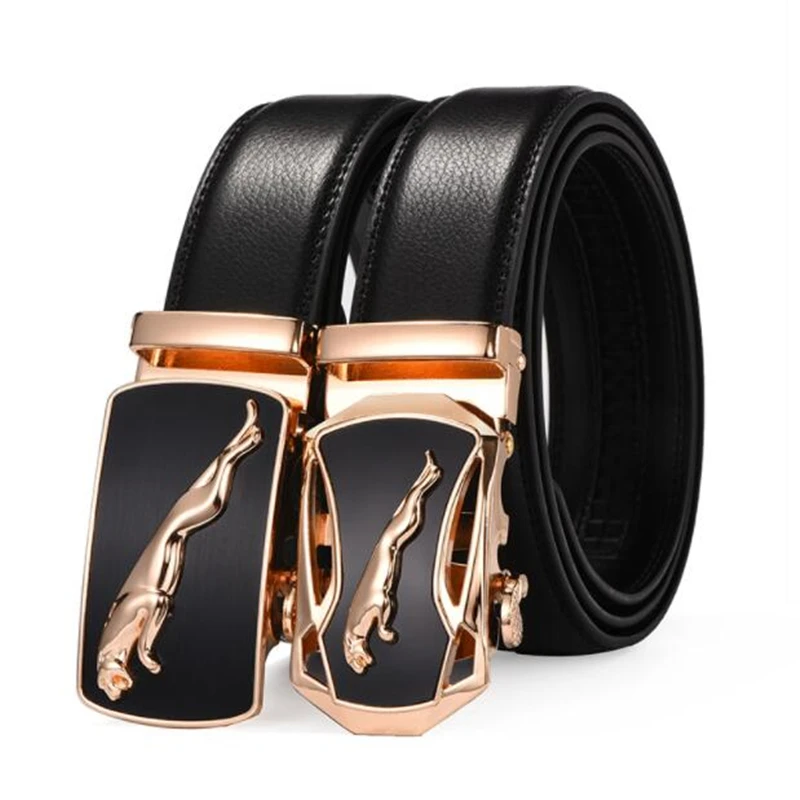 Hot selling Men belt fashion pu Alloy Automatic buckle belt business affairs casual decoration belt men's belts luxury brand