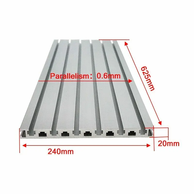 Aluminum Profile Plate T Slot DIY CNC Engraving Machine Mesa Aluminum Alloy